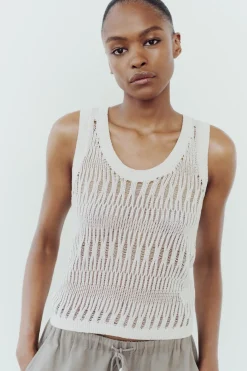 Discount TOP SISA PUNTO HILO METALIZADO Mujer Cárdigan / Jerséis|Punto