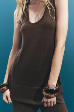 Hot TOP SISA PUNTO LISO Mujer Cárdigan / Jerséis|Punto