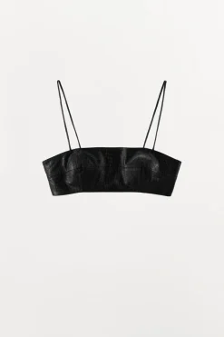 New TOP SUJETADOR PIEL GRABADO Mujer Lenceria