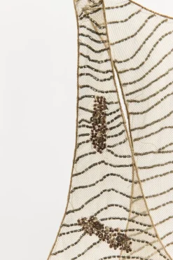 Clearance TOP TUL BORDADOS ABALORIOS Mujer Tops / Bodies|Lenceria