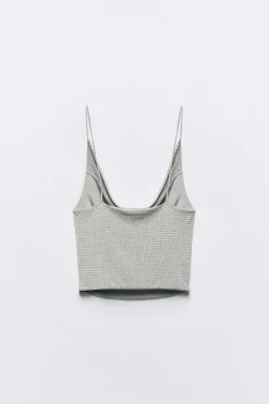 New TOP TUL BRILLOS Mujer Tops / Bodies