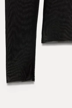 Discount TOP TUL CUELLO PERKINS Mujer Tops / Bodies