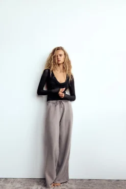 Online TOP TUL STRASS Mujer Tops / Bodies