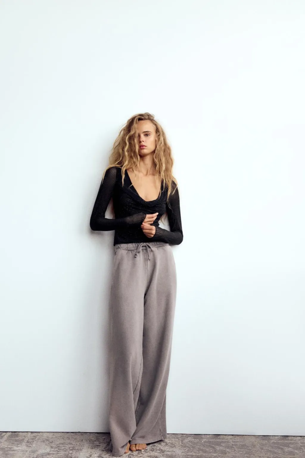 Online TOP TUL STRASS Mujer Tops / Bodies