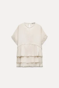 Online TOP VOLANTES DESFLECADOS ZW COLLECTION Mujer Tops / Bodies