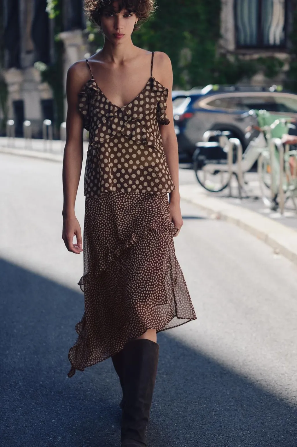 New TOP VOLANTES LUNARES Mujer Tops / Bodies