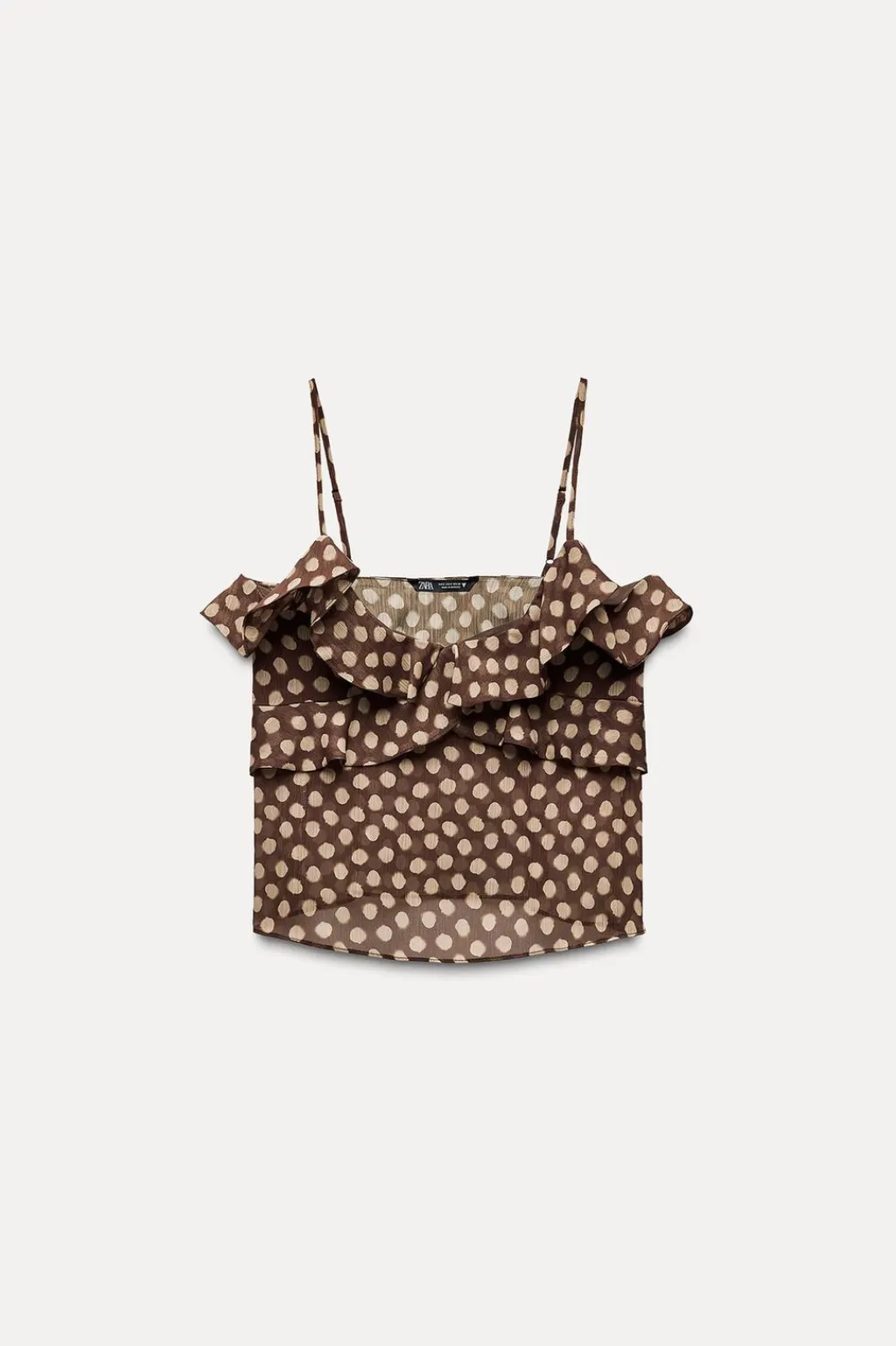 New TOP VOLANTES LUNARES Mujer Tops / Bodies