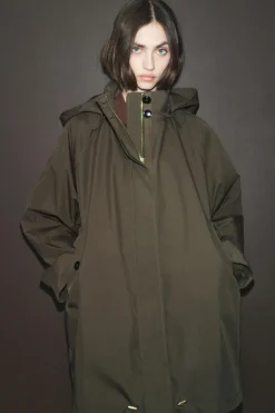 Hot TRENCH CAPUCHA WATER REPELLENT ZW COLLECTION Mujer Abrigos / Anoraks