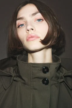 Hot TRENCH CAPUCHA WATER REPELLENT ZW COLLECTION Mujer Abrigos / Anoraks