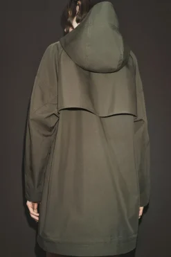Hot TRENCH CAPUCHA WATER REPELLENT ZW COLLECTION Mujer Abrigos / Anoraks