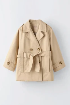 Niños ZARA 6 - 18 Meses·Abrigos / Buzos<TRENCH CINTURÓN