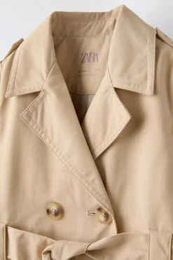 Niños ZARA 6 - 18 Meses·Abrigos / Buzos<TRENCH CINTURÓN