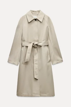 Fashion TRENCH CINTURÓN ZW COLLECTION Mujer Abrigos / Anoraks