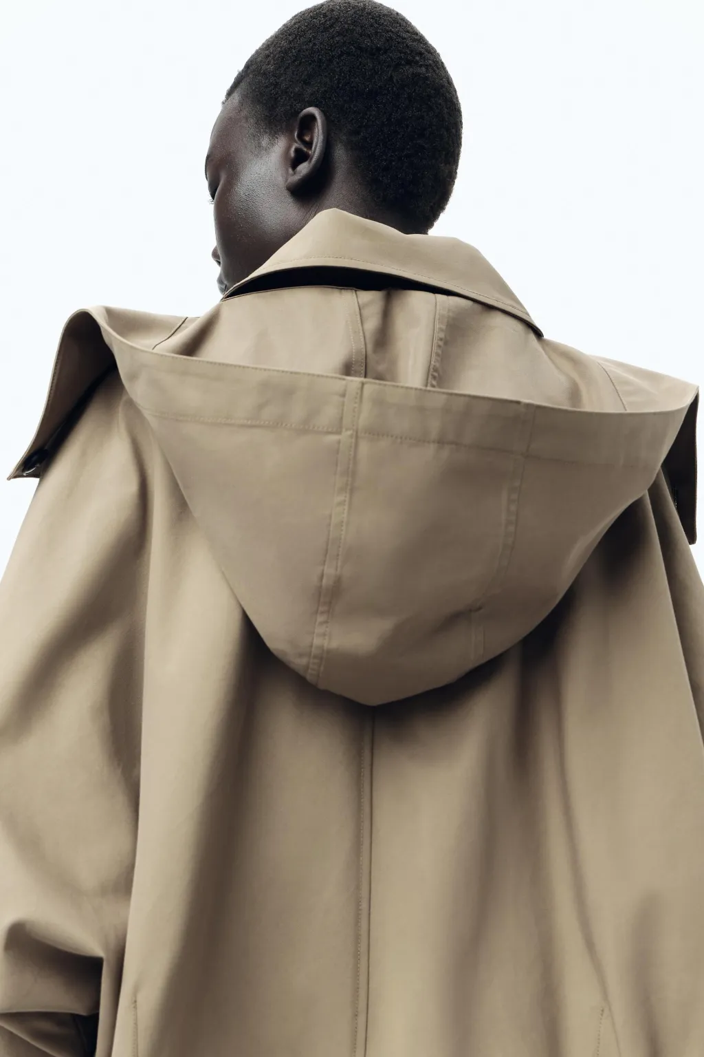 Best TRENCH CORTO CAPUCHA ZW COLLECTION Mujer Abrigos / Anoraks|Chaquetas / Cazadoras