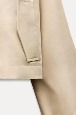 Hot TRENCH CORTO CRUZADO Mujer Abrigos / Anoraks