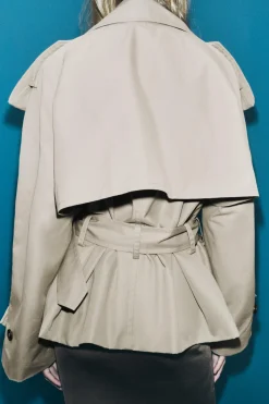 Fashion TRENCH CORTO ZW COLLECTION Mujer Abrigos / Anoraks