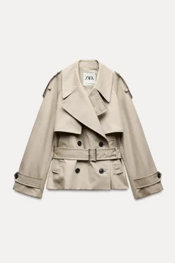 Fashion TRENCH CORTO ZW COLLECTION Mujer Abrigos / Anoraks