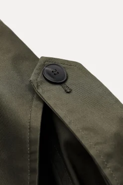 Outlet TRENCH CROP WATER REPELLENT ZW COLLECTION Mujer Abrigos / Anoraks|Chaquetas / Cazadoras