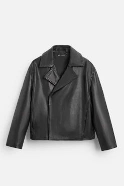 Fashion TRENCH CROPPED FIT PIEL Hombre Piel