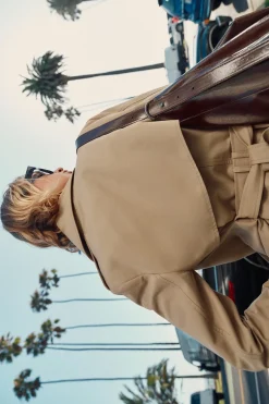 Hot TRENCH CRUZADO CINTURÓN Mujer Abrigos / Anoraks