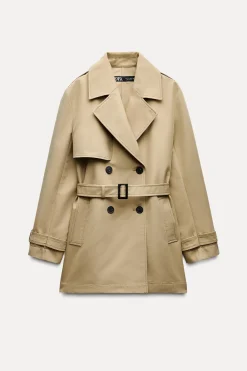 Hot TRENCH CRUZADO CINTURÓN Mujer Abrigos / Anoraks