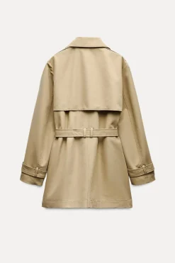 Hot TRENCH CRUZADO CINTURÓN Mujer Abrigos / Anoraks