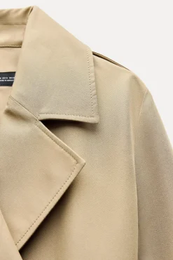 Hot TRENCH CRUZADO CINTURÓN Mujer Abrigos / Anoraks