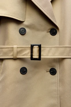 Hot TRENCH CRUZADO CINTURÓN Mujer Abrigos / Anoraks