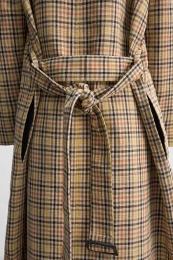 Clearance TRENCH CUADROS X HARRY LAMBERT Hombre Cazadoras|Abrigos / Gabardinas