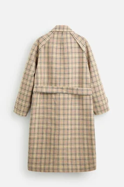 Clearance TRENCH CUADROS X HARRY LAMBERT Hombre Cazadoras|Abrigos / Gabardinas