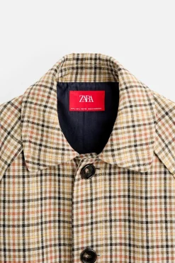 Clearance TRENCH CUADROS X HARRY LAMBERT Hombre Cazadoras|Abrigos / Gabardinas