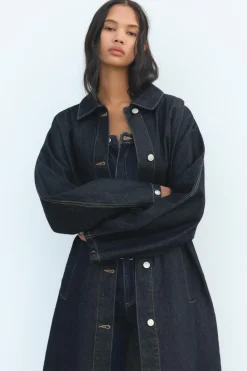 Hot TRENCH DENIM TRF Mujer Chaquetas / Cazadoras