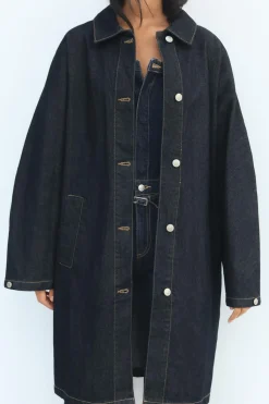 Hot TRENCH DENIM TRF Mujer Chaquetas / Cazadoras