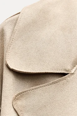 Online TRENCH EFECTO ANTE Mujer Abrigos / Anoraks