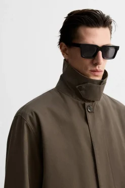 Outlet TRENCH EFECTO ENCERADO Hombre Cazadoras|Abrigos / Gabardinas