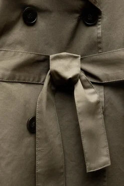 New TRENCH LARGO CINTURÓN Mujer Abrigos / Anoraks