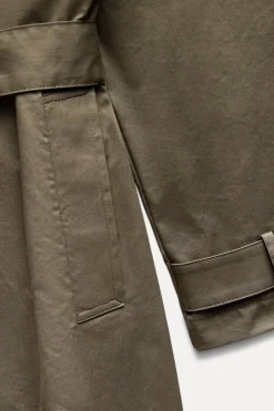 New TRENCH LARGO CINTURÓN Mujer Abrigos / Anoraks