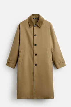 Online TRENCH OVERSIZE FIT TWILL Hombre Cazadoras|Abrigos / Gabardinas