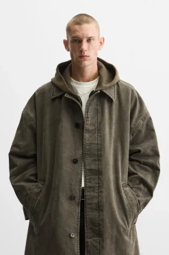 Outlet TRENCH OVERSIZE LIMITED EDITION Hombre Cazadoras|Abrigos / Gabardinas