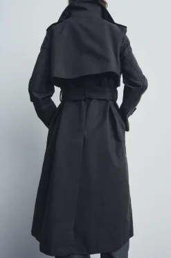 Clearance TRENCH OVERSIZE ZW COLLECTION Mujer Abrigos / Anoraks