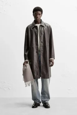 Outlet TRENCH PIEL Hombre Cazadoras|Abrigos / Gabardinas