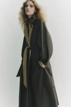 Clearance TRENCH REVERSIBLE ZW COLLECTION Mujer Abrigos / Anoraks