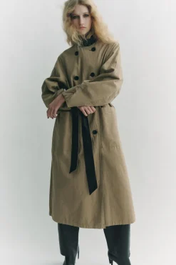 Clearance TRENCH REVERSIBLE ZW COLLECTION Mujer Abrigos / Anoraks