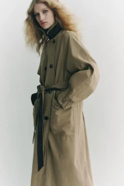 Clearance TRENCH REVERSIBLE ZW COLLECTION Mujer Abrigos / Anoraks