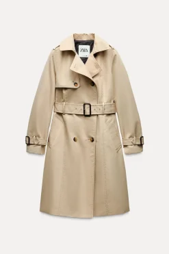 Outlet TRENCH SLIM WATER REPELLENT ZW COLLECTION Mujer Abrigos / Anoraks