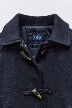 Niños ZARA 1½ - 6 Años·Abrigos|6 - 18 Meses·Abrigos / Buzos<TRENKA PAÑO ALAMARES