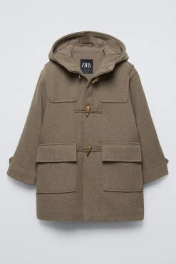 Niños ZARA 6 - 14 Años·Abrigos<TRENKA PAÑO CON LANA