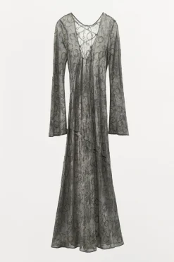 Hot VESTIDO ABALORIOS ESPALDA CRUZADA Mujer Vestidos