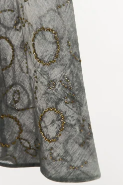 Hot VESTIDO ABALORIOS ESPALDA CRUZADA Mujer Vestidos