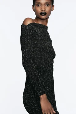 Sale VESTIDO ASIMÉTRICO BRILLO Mujer Vestidos